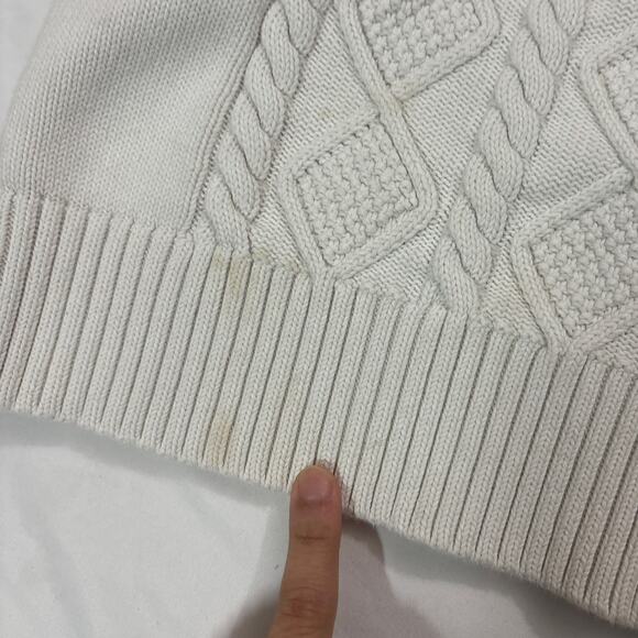 Aritzia Sunday Best Womens XS Cable Knit Lamora Cardigan Button Down Sweater - Picture 6 of 12